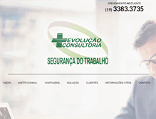 Tablet Screenshot of evolucaoconsultoria.com.br